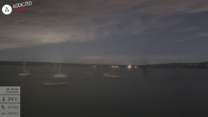 Archiv Foto Webcam Herrsching: Ammersee