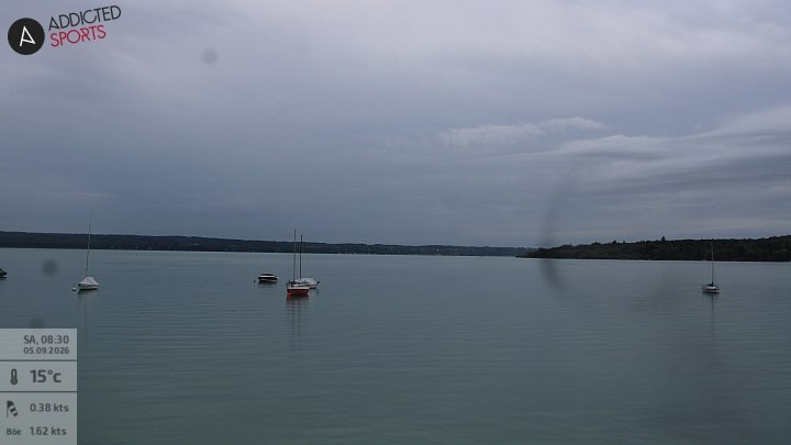 Archiv Foto Webcam Herrsching: Ammersee