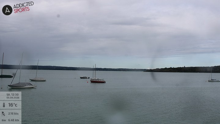 Archiv Foto Webcam Herrsching: Ammersee