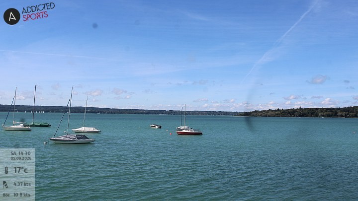 Archiv Foto Webcam Herrsching: Ammersee