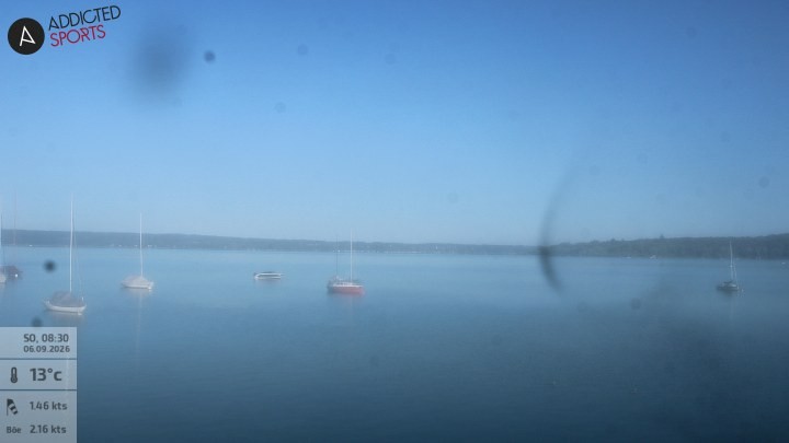 Archiv Foto Webcam Herrsching: Ammersee