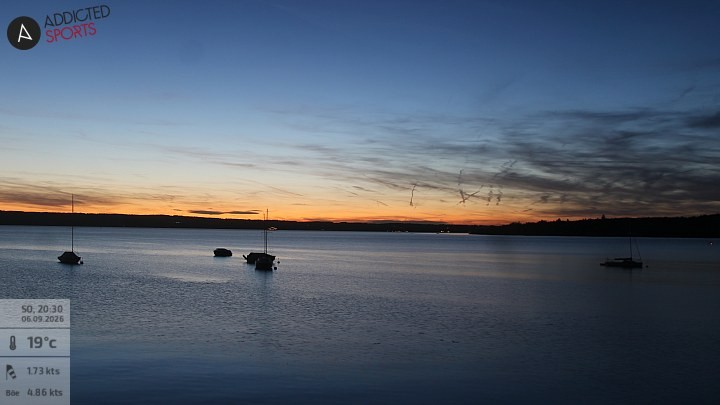 Archiv Foto Webcam Herrsching: Ammersee