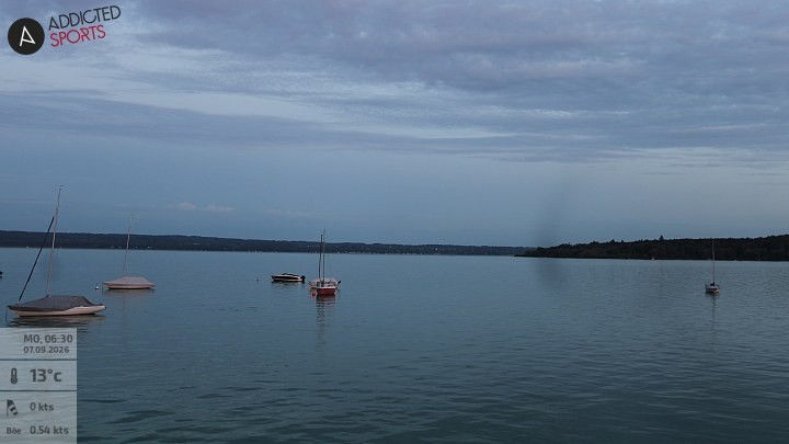 Archiv Foto Webcam Herrsching: Ammersee
