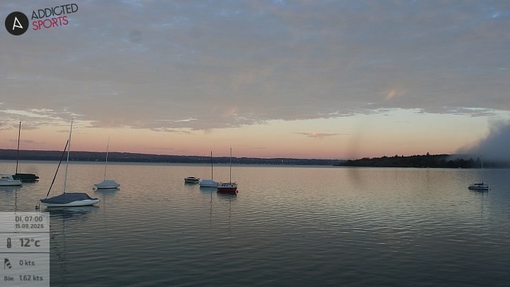 Archiv Foto Webcam Herrsching: Ammersee