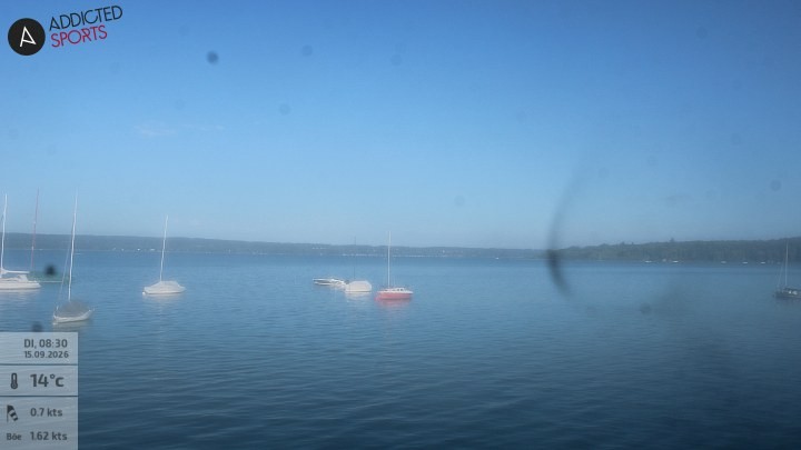 Archiv Foto Webcam Herrsching: Ammersee