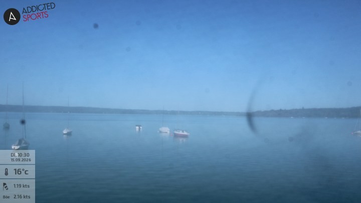 Archiv Foto Webcam Herrsching: Ammersee