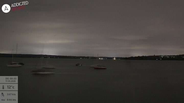 Archiv Foto Webcam Herrsching: Ammersee