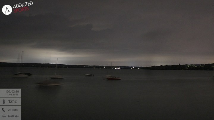 Archiv Foto Webcam Herrsching: Ammersee