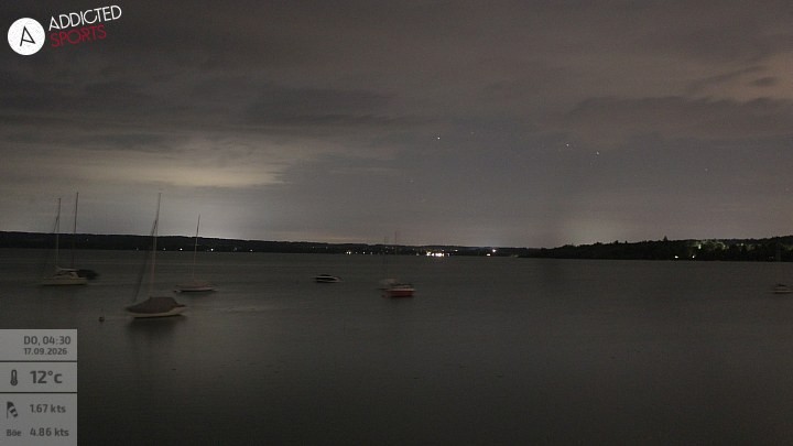 Archiv Foto Webcam Herrsching: Ammersee