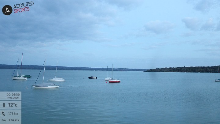 Archiv Foto Webcam Herrsching: Ammersee