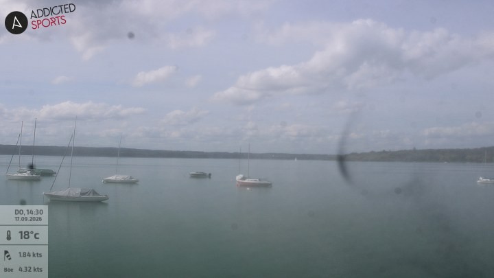 Archiv Foto Webcam Herrsching: Ammersee