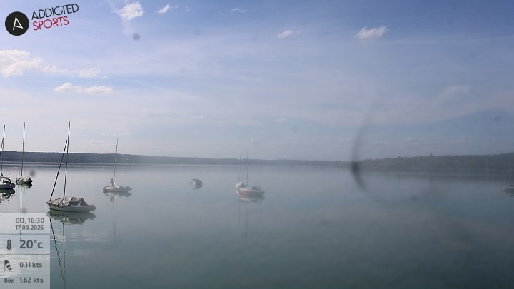 Archiv Foto Webcam Herrsching: Ammersee