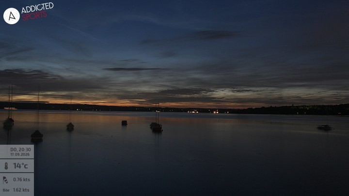 Archiv Foto Webcam Herrsching: Ammersee