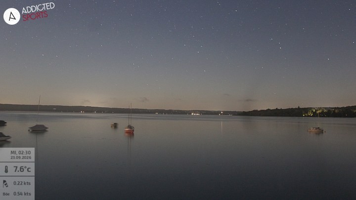 Archiv Foto Webcam Herrsching: Ammersee