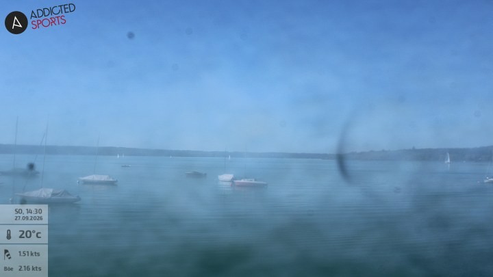 Archiv Foto Webcam Herrsching: Ammersee
