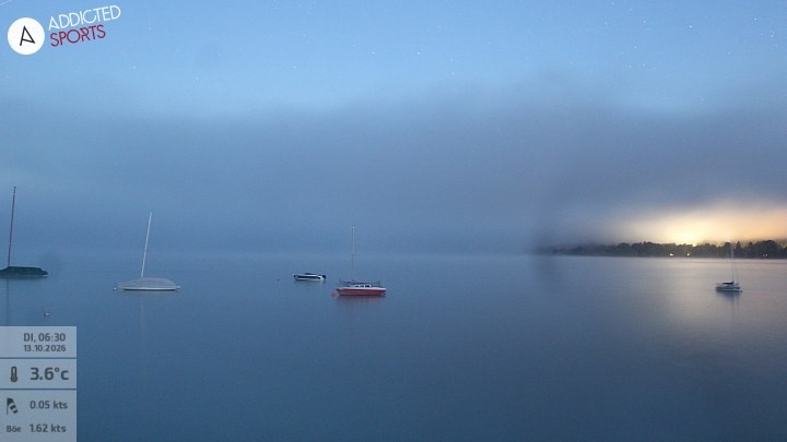 Archiv Foto Webcam Herrsching: Ammersee