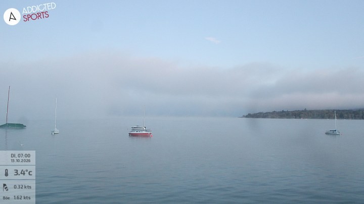 Archiv Foto Webcam Herrsching: Ammersee