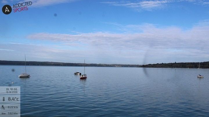 Archiv Foto Webcam Herrsching: Ammersee