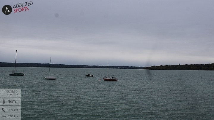 Archiv Foto Webcam Herrsching: Ammersee