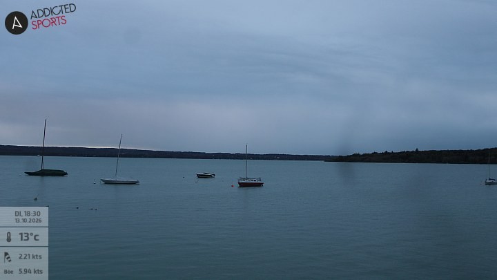 Archiv Foto Webcam Herrsching: Ammersee