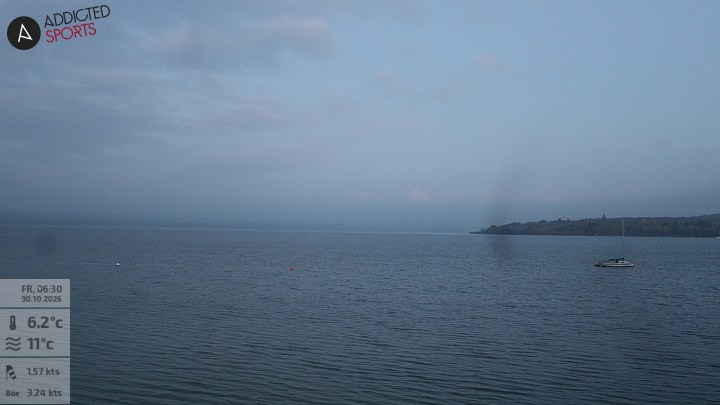 Archiv Foto Webcam Herrsching: Ammersee