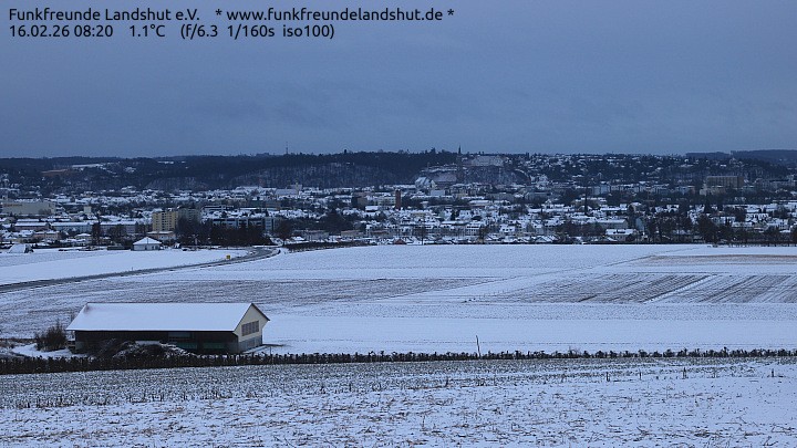 Archiv Foto Webcam Blick auf Landshut in Niederbayern
