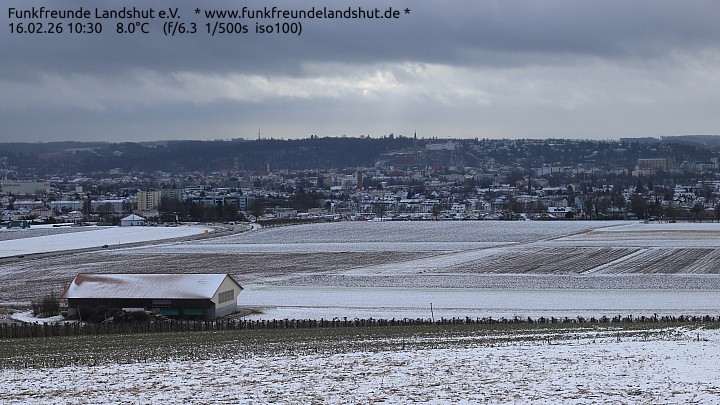 Archiv Foto Webcam Blick auf Landshut in Niederbayern