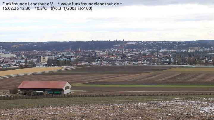 Archiv Foto Webcam Blick auf Landshut in Niederbayern