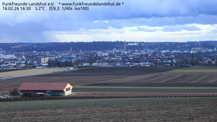 Archiv Foto Webcam Blick auf Landshut in Niederbayern