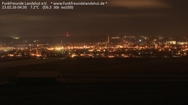 Archiv Foto Webcam Blick auf Landshut in Niederbayern