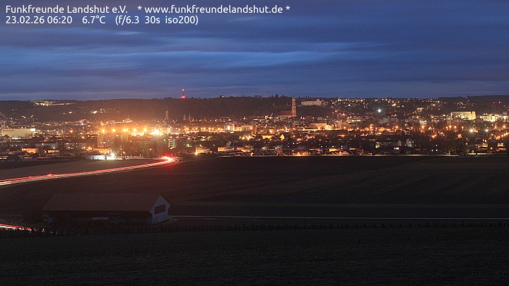 Archiv Foto Webcam Blick auf Landshut in Niederbayern