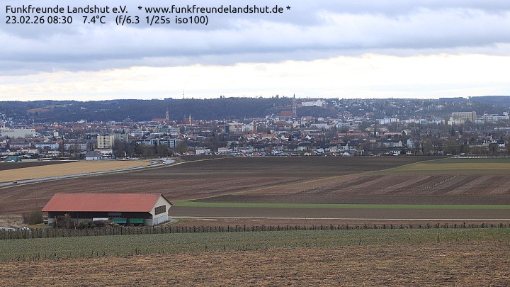 Archiv Foto Webcam Blick auf Landshut in Niederbayern