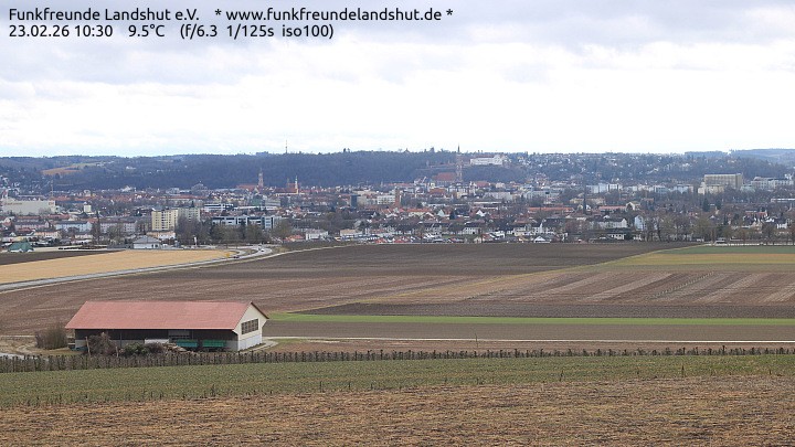 Archiv Foto Webcam Blick auf Landshut in Niederbayern