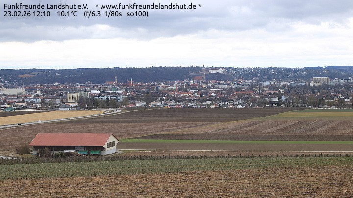 Archiv Foto Webcam Blick auf Landshut in Niederbayern