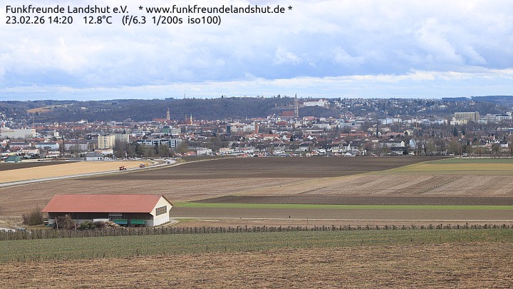 Archiv Foto Webcam Blick auf Landshut in Niederbayern