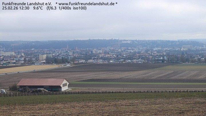 Archiv Foto Webcam Blick auf Landshut in Niederbayern