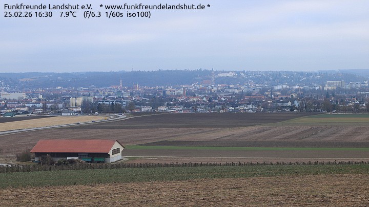 Archiv Foto Webcam Blick auf Landshut in Niederbayern
