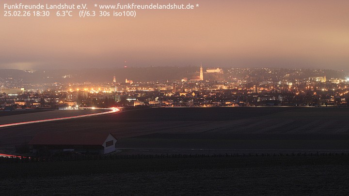 Archiv Foto Webcam Blick auf Landshut in Niederbayern