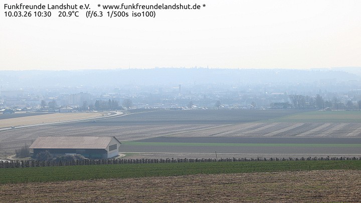 Archiv Foto Webcam Blick auf Landshut in Niederbayern
