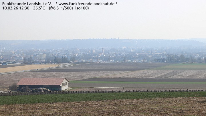 Archiv Foto Webcam Blick auf Landshut in Niederbayern