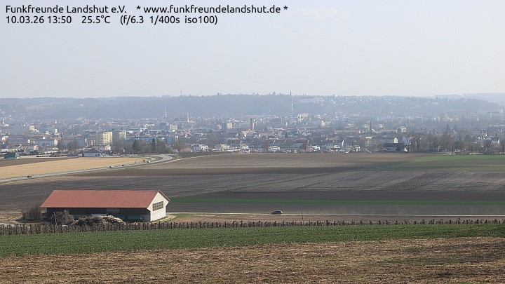 Archiv Foto Webcam Blick auf Landshut in Niederbayern