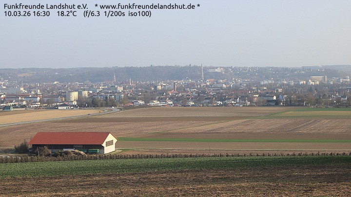 Archiv Foto Webcam Blick auf Landshut in Niederbayern