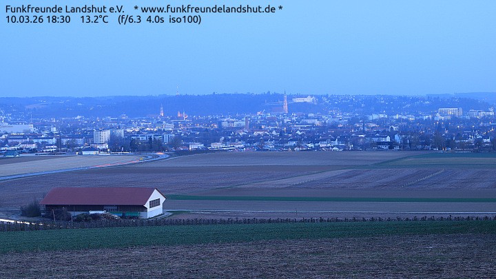 Archiv Foto Webcam Blick auf Landshut in Niederbayern