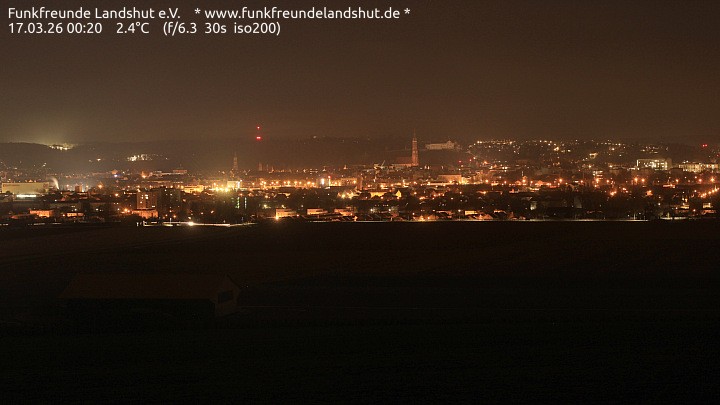 Archiv Foto Webcam Blick auf Landshut in Niederbayern