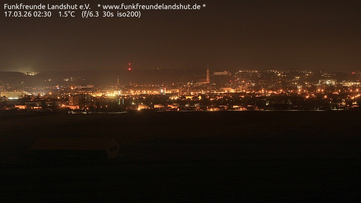 Archiv Foto Webcam Blick auf Landshut in Niederbayern