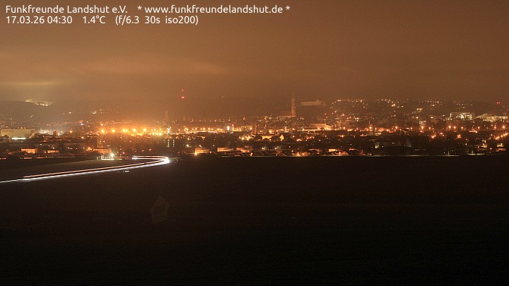 Archiv Foto Webcam Blick auf Landshut in Niederbayern