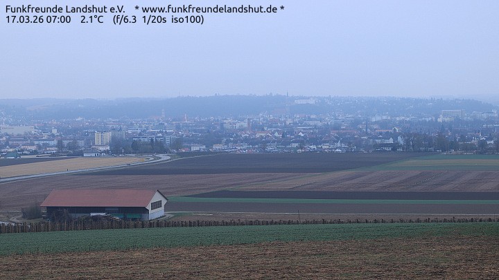 Archiv Foto Webcam Blick auf Landshut in Niederbayern