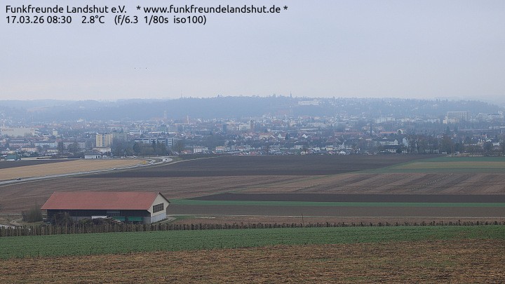 Archiv Foto Webcam Blick auf Landshut in Niederbayern
