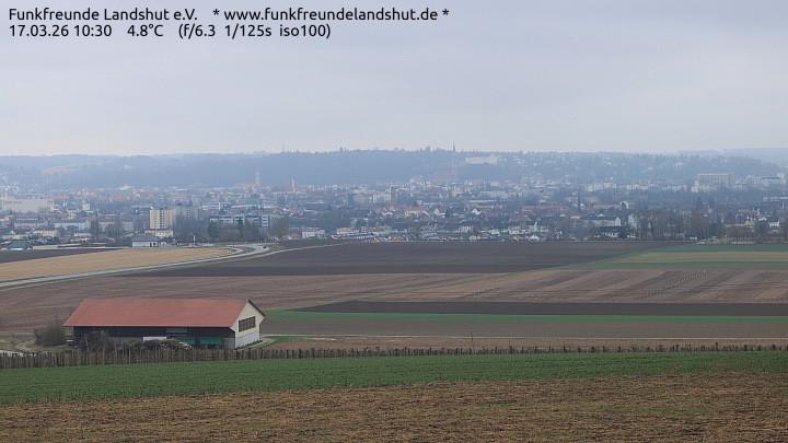 Archiv Foto Webcam Blick auf Landshut in Niederbayern