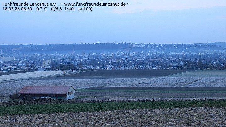 Archiv Foto Webcam Blick auf Landshut in Niederbayern
